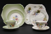 Lot 212 - Two Shelley part tea sets