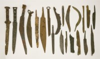Lot 155 - A collection of early iron blades