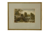 Lot 379 - David Cox Junior (1809- 1885)
TWO SEATED MEN AT THE RIVER
Watercolour
23 x 34cm