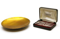 Lot 79 - A Dutch silver and gilded dish