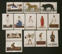 Lot 303 - Thirteen company watercolours on card