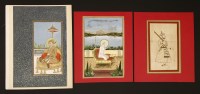 Lot 320 - Three Indian miniatures
