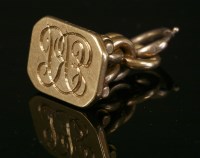 Lot 25 - An 18ct gold George II seal