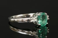 Lot 746 - A 9ct white gold