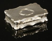 Lot 483 - A Victorian silver vinaigrette