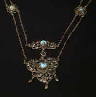 Lot 138 - An Arts and Crafts sterling silver