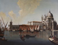 Lot 410 - Manner of Canaletto
LA SANTA MARIA DELLA SALUTE AND LA DOGANA