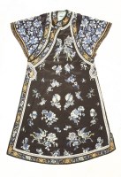 Lot 1305 - A Chinese embroidered robe