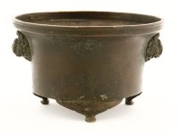 Lot 1222 - A Chinese bronze incense burner