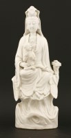 Lot 1123 - A Chinese blanc de Chine figure