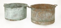 Lot 630 - A near pair of coppers
