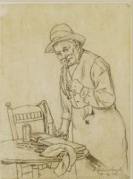 Lot 407 - Charles Spencelayh (1865-1958)      
'MARRIED FOR LOVE'                                                          
Signed