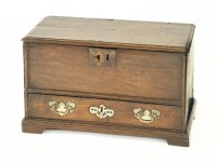 Lot 566 - A Welsh antique oak 'coffor bach'
