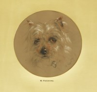 Lot 64 - William Huggins (1820-1884)
A YORKSHIRE TERRIER
Signed and dated 1868 l.r.