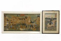 Lot 556 - Japanese woodblock print