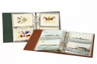 Lot 93 - A collection of ten World War I silk postcards