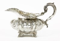 Lot 119 - A George IV silver milk jug