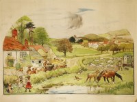 Lot 414 - Circle of Cecil Aldin (1870-1935)
THE FOUR SEASONS
Inscribed in pencil
