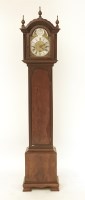 Lot 627 - A mahogany cased Westminster chiming Grandmother clock