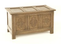 Lot 639 - A small three panel coffer