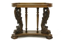 Lot 624 - An oak serving table