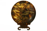 Lot 204 - A 19th century Japanese tortoiseshell dish