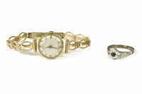 Lot 55 - A ladies 18ct gold mechanical watch head