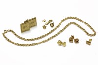 Lot 31 - A 9ct gold rope link necklace