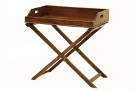 Lot 651 - A George III mahogany butlers tray