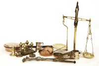 Lot 446 - A large Victorian pan balance