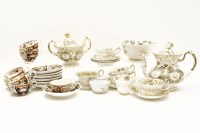 Lot 356 - A Rockingham type part tea service