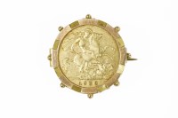 Lot 30 - A 1909 half sovereign