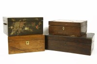 Lot 281 - A late 19th century mahogany writing slope