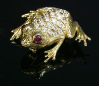 Lot 382 - An 18ct gold