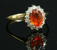 Lot 357 - An 18ct gold