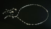 Lot 410 - A Continental white gold