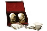 Lot 135 - Four various cigarette cases