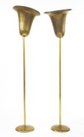 Lot 196 - A pair of German Art Deco uplighters
