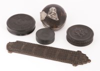 Lot 362 - A silver-mounted tortoiseshell box
