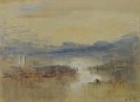 Lot 351 - Hercules Brabazon Brabazon (1821-1906)
A RIVER ESTUARY
Signed with initials l.r.
