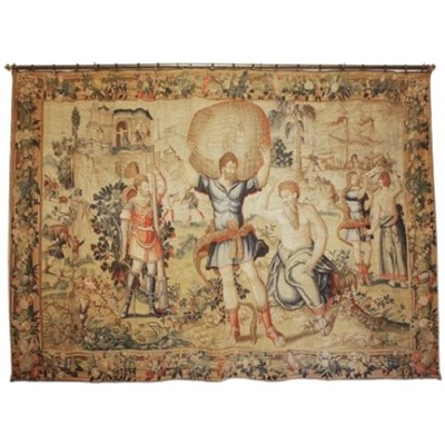 Lot 304 - A Brussels mythological tapestry