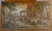 Lot 317 - A Brussels Teniers tapestry