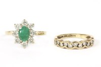 Lot 30 - A 9ct gold brilliant cut diamond eternity ring