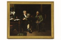 Lot 405 - After Benjamin Vautier
AT THE LAWYER'S OFFICE
Bears signature