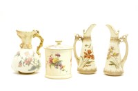 Lot 224 - Royal Worcester blush ivory items