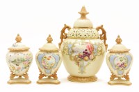 Lot 195 - A Locke & Co large potpourri and cover