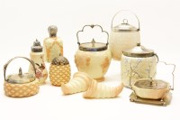 Lot 319 - Grainger & Co Worcester biscuit barrels