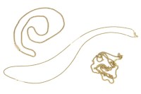 Lot 49 - An Italian gold 'S' link chain