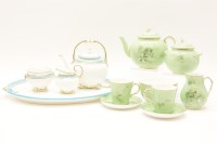 Lot 255 - A Grainger & Co teaset