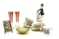 Lot 323 - Two Bisque figures